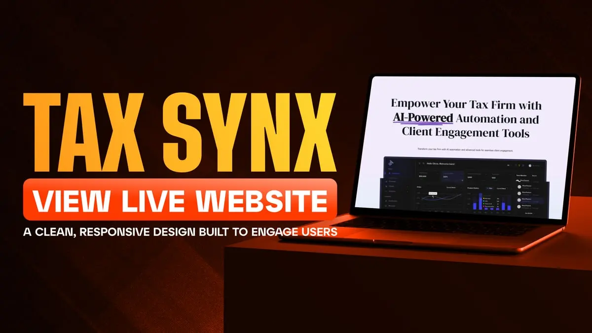 Ayman Tamim's Featured card: the Tax Synx website