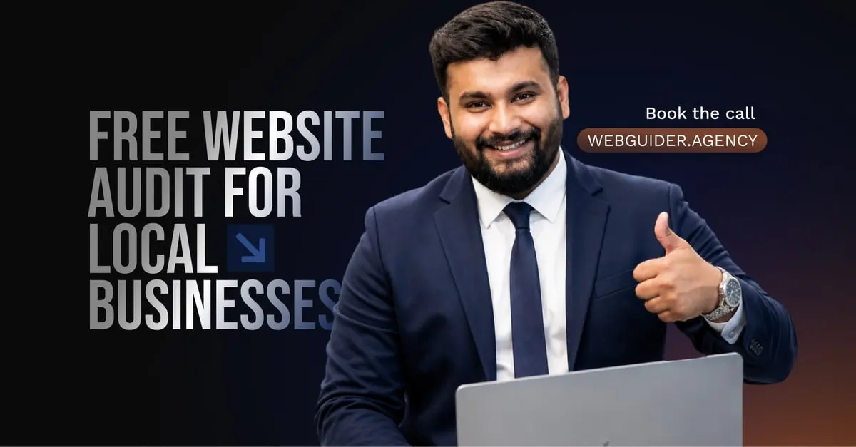 Marufur Rahman Abir's Featured card: free website audit for local businesses