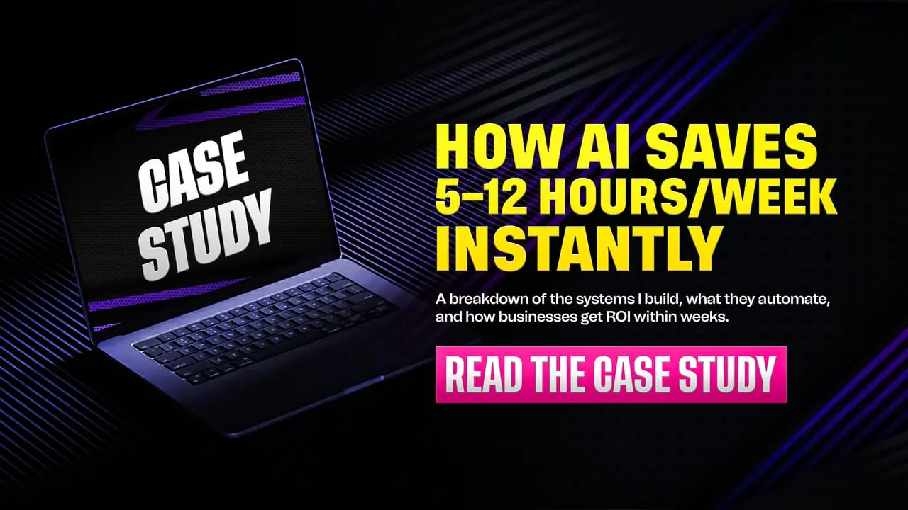 Muhtasim Seyan's Featured card: case study, how AI saves 5 to 12 hours a week