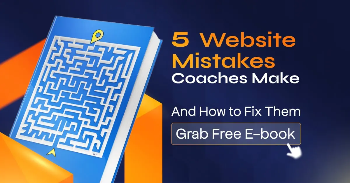 Saiman Sakib's Featured card: 5 website mistakes coaches make, free e-book