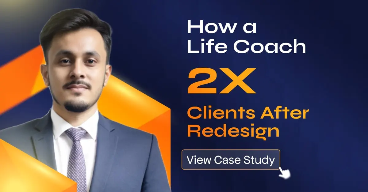 Saiman Sakib's Featured card: how a life coach got 2x clients after a redesign