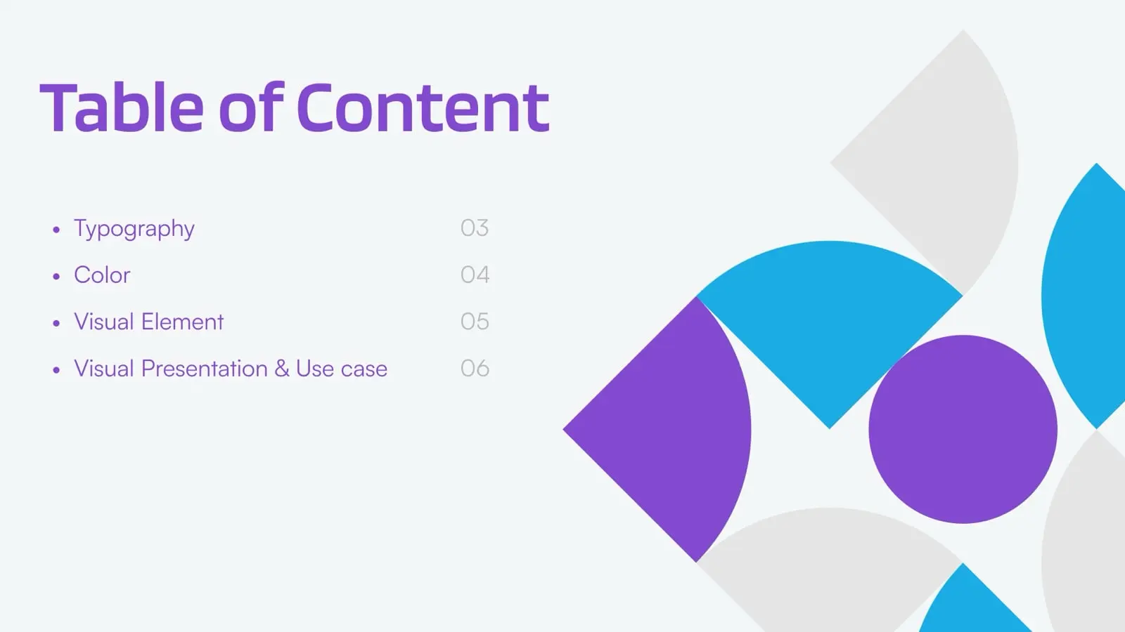Md Jubayer Rahman Anik brand guideline, page 2: Contents