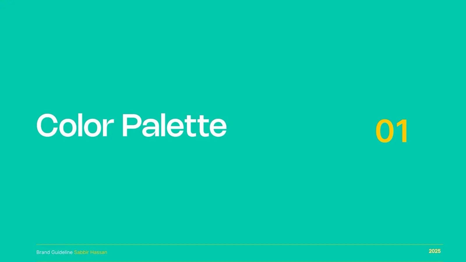 GenXSolution brand guideline, page 4: Colour palette