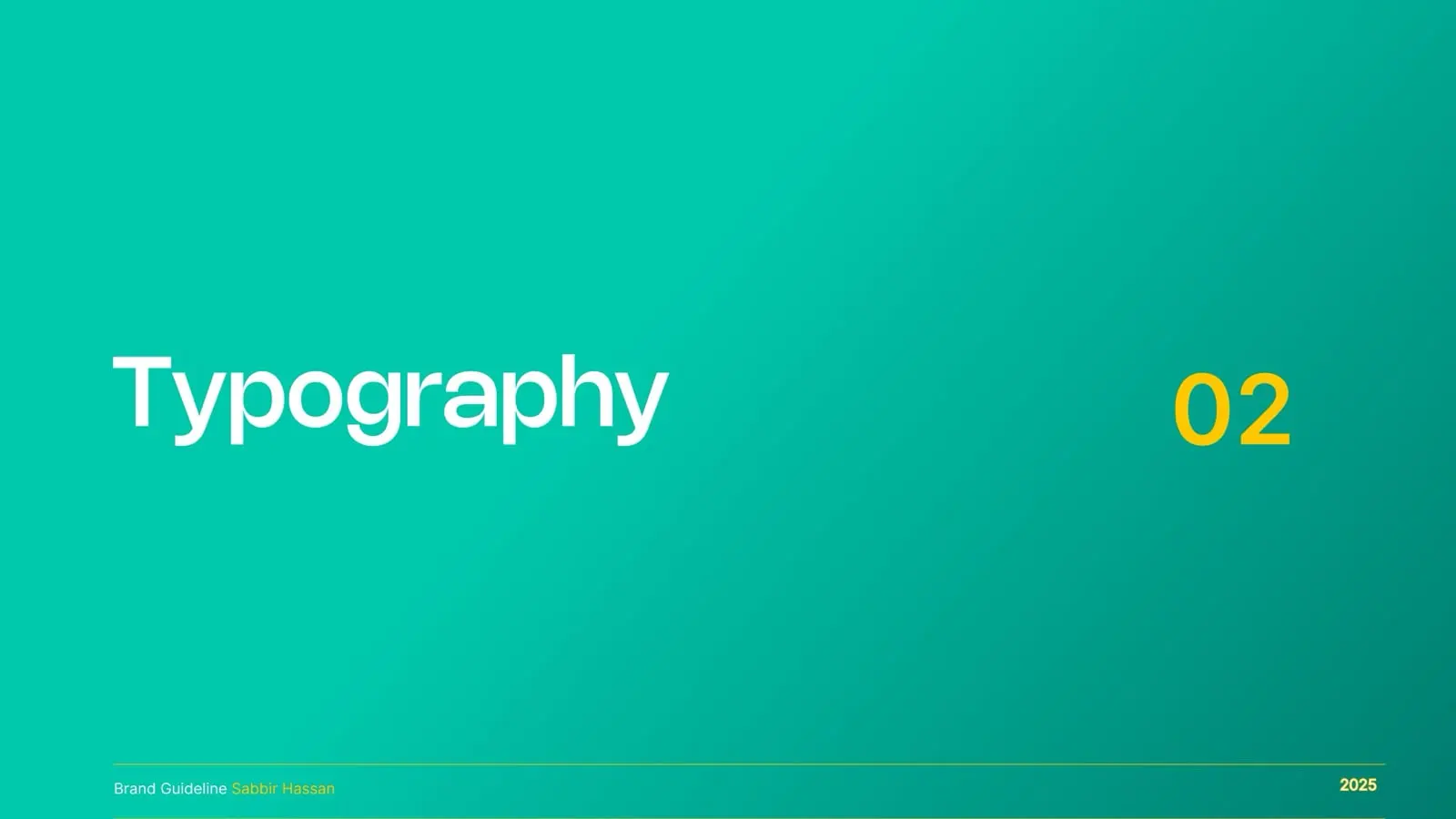 GenXSolution brand guideline, page 7: Typography
